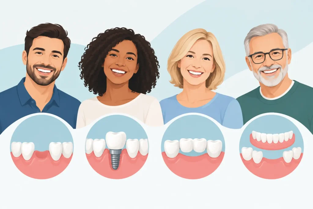 A Missing Tooth Replacement Example for Every Smile